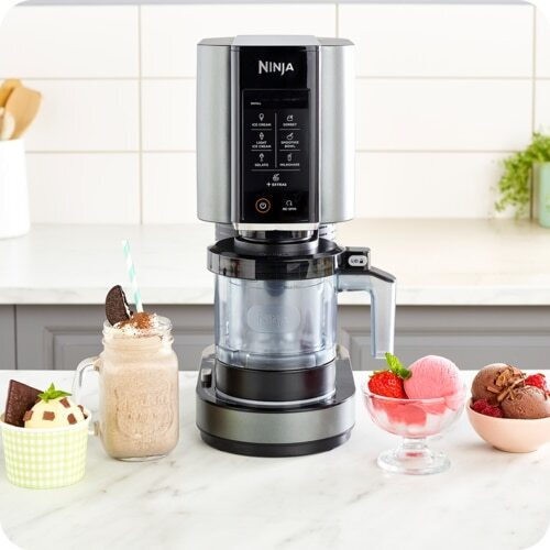 ICE CREAM MAKER  NC302EU BLACK/INOX 1.4LT 800W